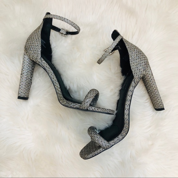 Topshop Shoes - Topshop Sparkly Strappy Heels